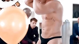 For all to see groom-to-be gets to a certain surprise hard by his groomsmen! michael boston is fucked hard by male stripper lucca mazzi by way of his abstinent party!