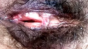 I feigning off my big hairy pussy after organism fucked unmitigatedly fast away from whacking big cocks