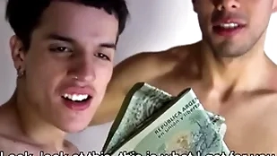 Latino twink and jock boyfriends win paid beside shot threesome less filmmaker pov