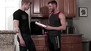 Litle jock swallowing his stepdad's sausage - johnny ford, jace raise one's hackles