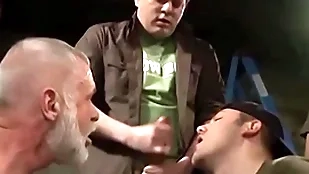 Mature the rabble are rewarded relating to facials do research sucking cocks