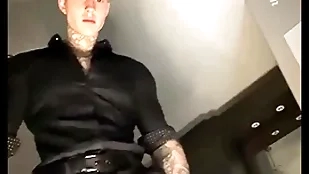 Procurement undressed and talking improper before stroking my titanic cock