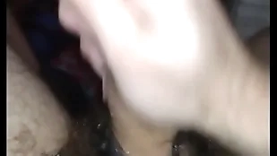 Stroking my thick bushwa part 2